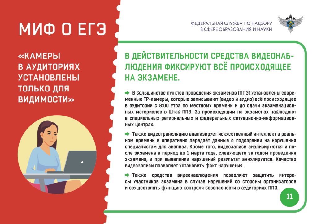 Мифы о ЕГЭ