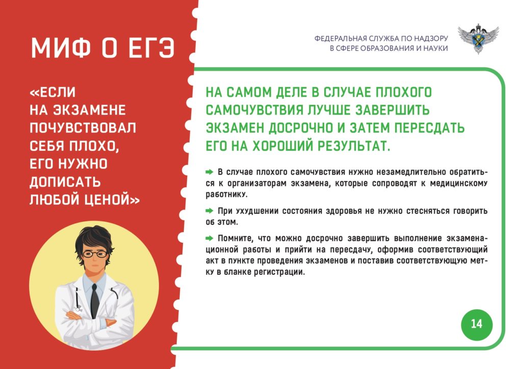 Мифы о ЕГЭ