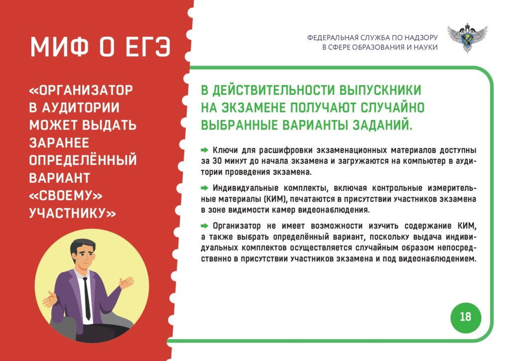 Мифы о ЕГЭ