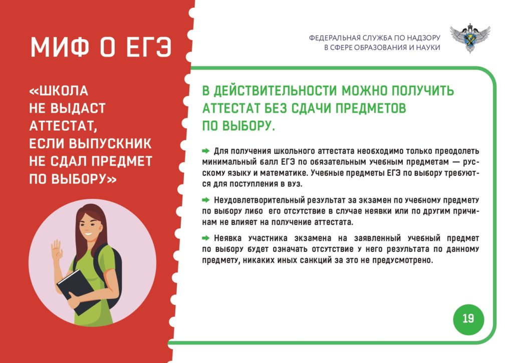 Мифы о ЕГЭ